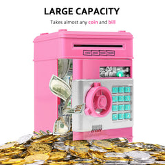 Vcertcpl piggy bank coin slot for coins and savings.