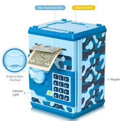 Vcertcpl piggy bank coin slot enables easy deposits for young savers.