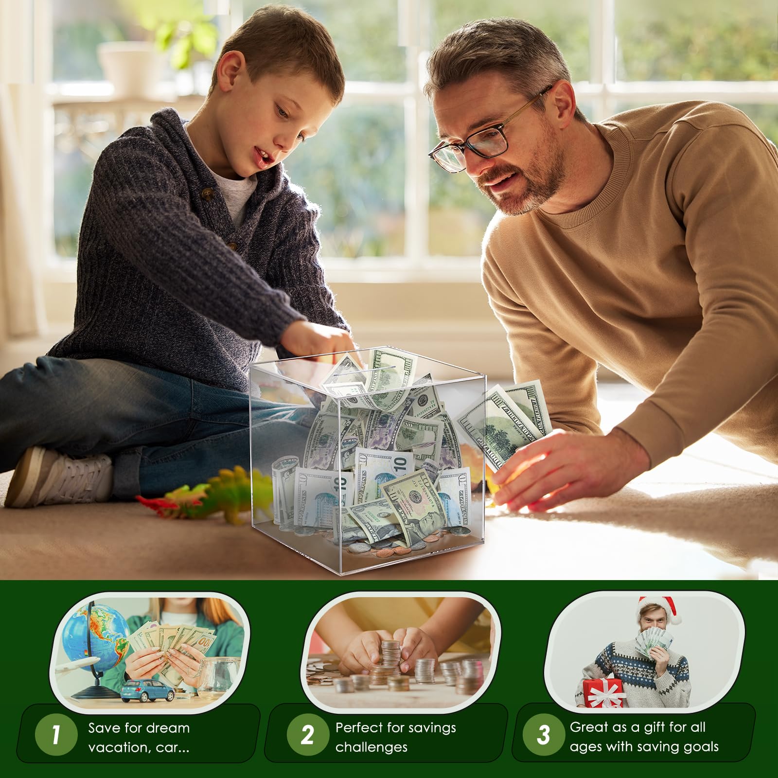 Vcertcpl visual savings jar invites consistent deposits and goal tracking