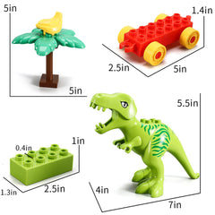 VConejo three baby dinosaurs figures for storytelling and cooperative play