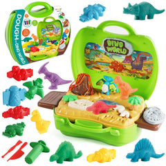 VConejo dinosaur color dough suitcase for portable, imaginative play and easy organization.