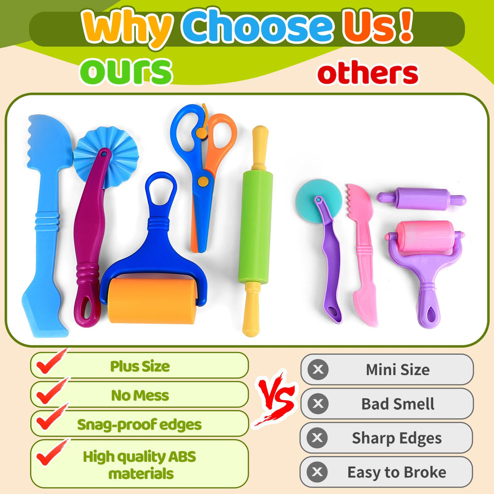 VConejo rolling pins help kids roll dough evenly for consistent shapes