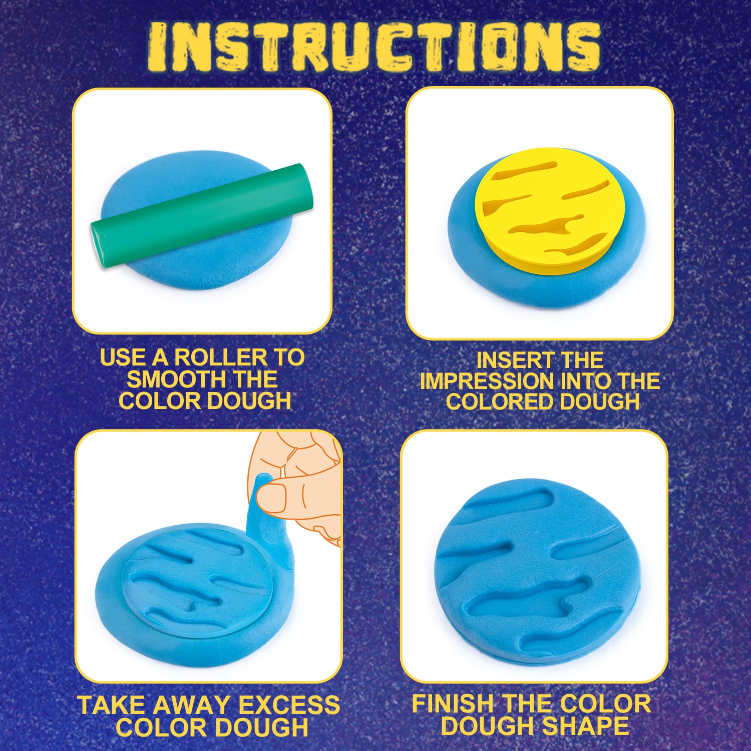 VConejo kid-friendly dough tools with smooth edges for safe play.