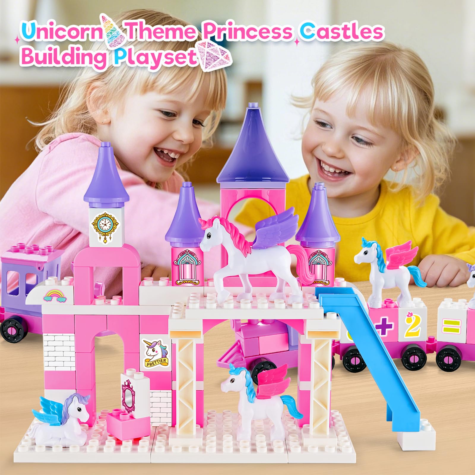VConejo Number Train bricks support early counting and hands-on learning