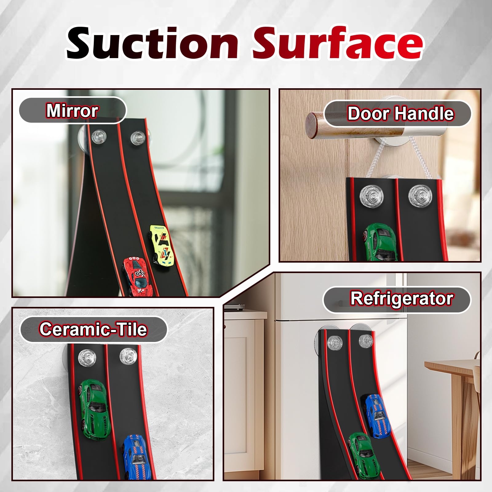 Vcsaq bendable PVC material withstands rough play.