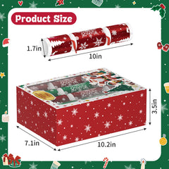 Vdamu snowflake design favors enhance holiday table ambiance with warm, cozy appeal.