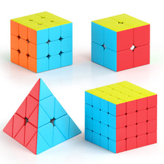 Vdealen speed cube set packaging shows durable, safe puzzles ideal for gifting and quick play