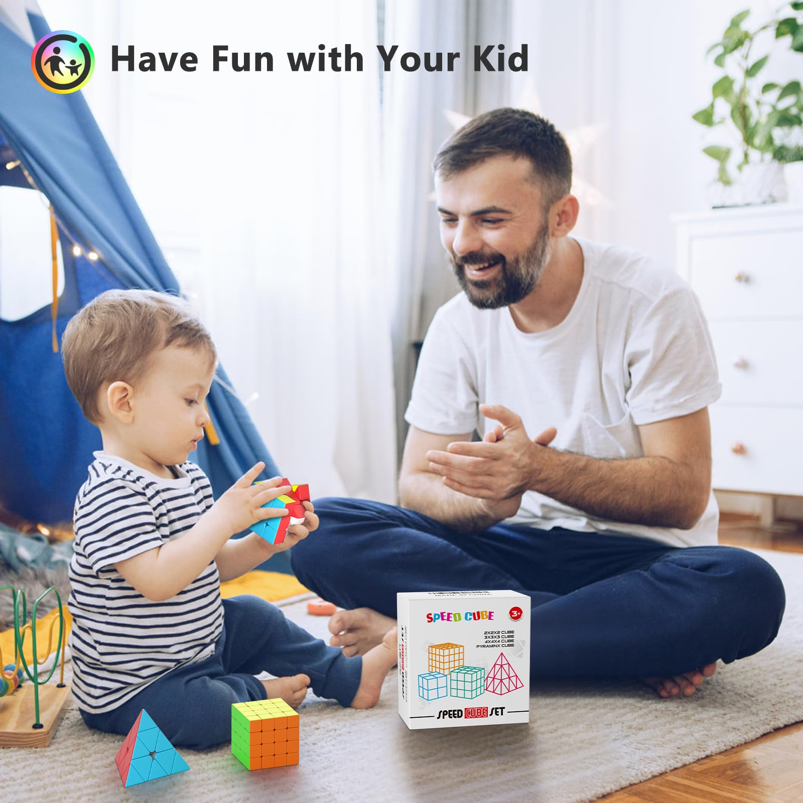 Vdealen stickerless speed cube showcases vibrant colors and easy maintenance