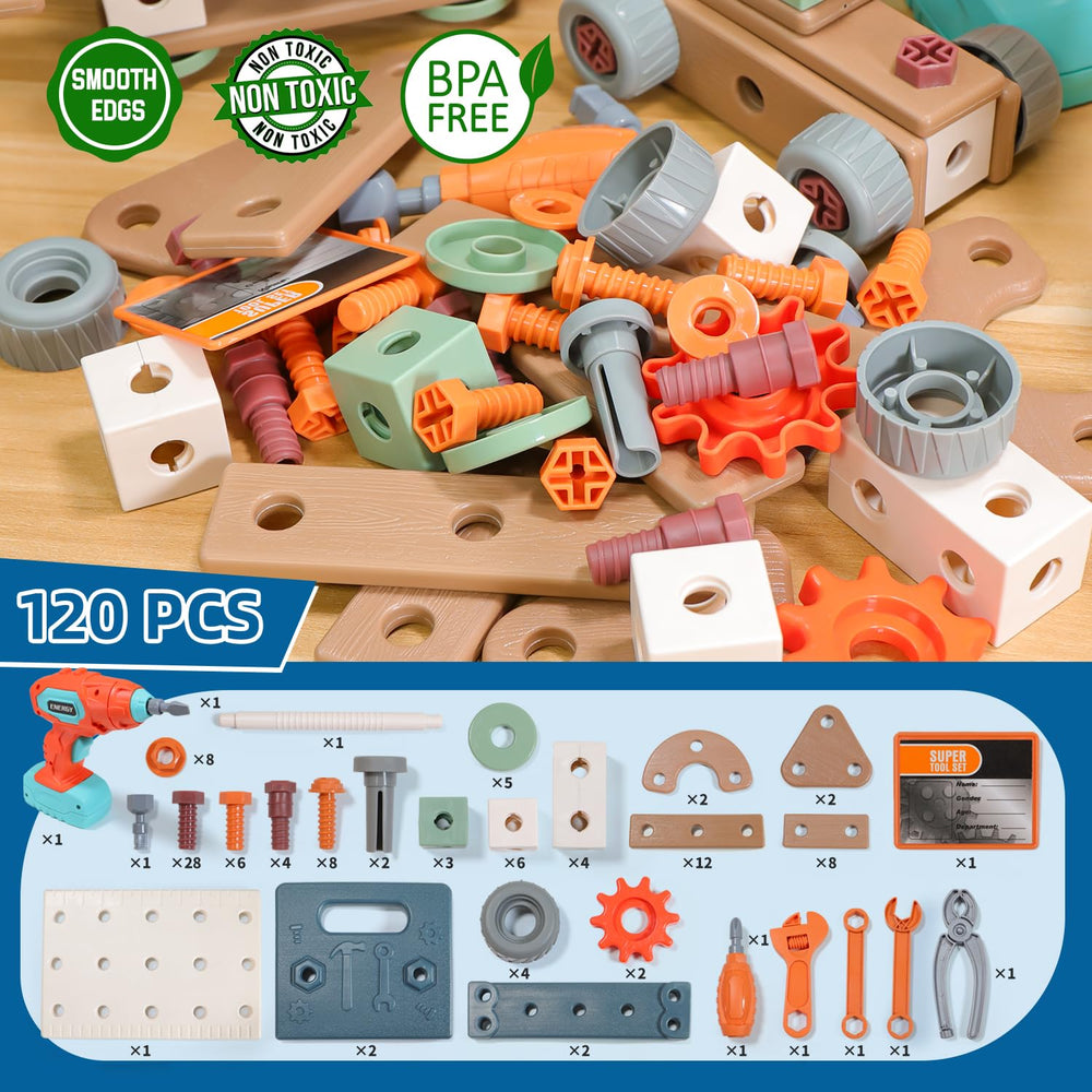 VEAIS 120-pcs Building Blocks: expands STEM play and creativity.