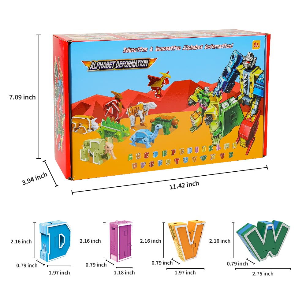 VEAIS Alphabots gift-ready packaging makes alphabets and words fun rewards.
