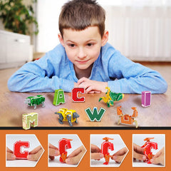 VEAIS Alphabots orangutan form invites tactile exploration and early word building.