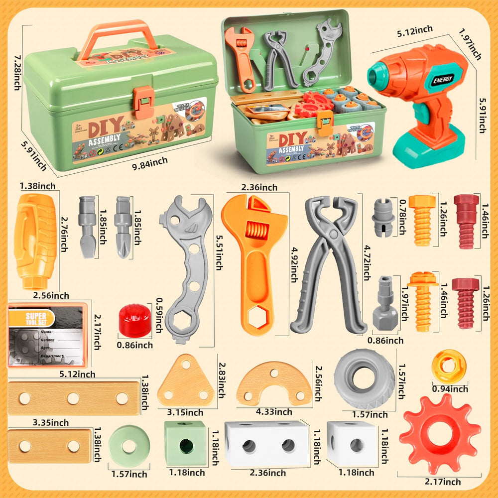 VEAIS compact storage case for easy cleanup after playtime.