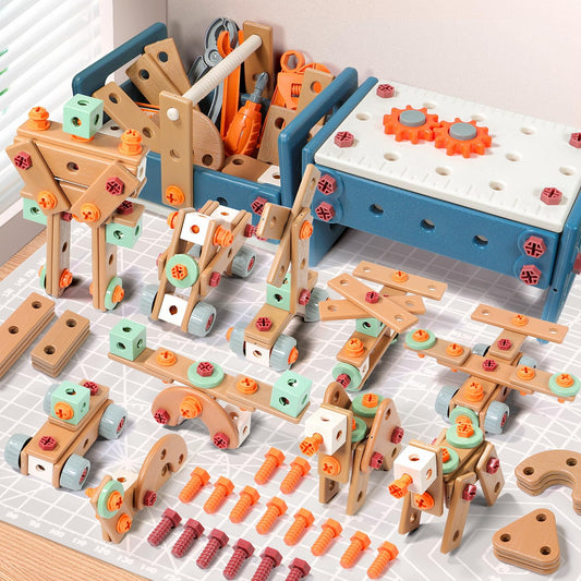 VEAIS Kids Tool Set Drill: kid-friendly drill for safe pretend construction.