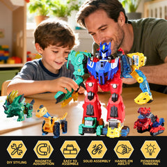 VEAIS magnetic-connecting-pieces enhance quick assembly and early problem solving during play.