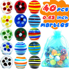 VEALIZUU marbles showcase varied colors, ideal for color sorting and counting activities.