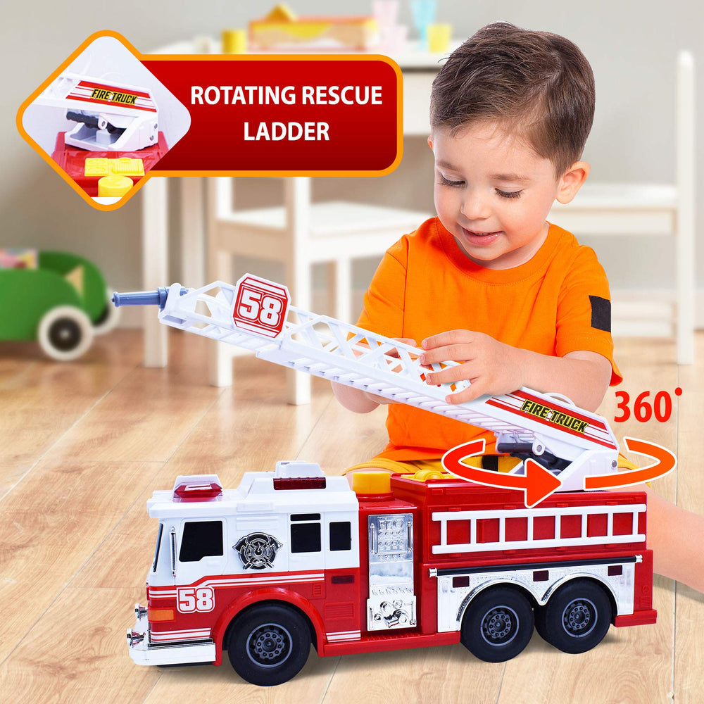 VEBO 360-degree rotating ladder ready for rescue missions