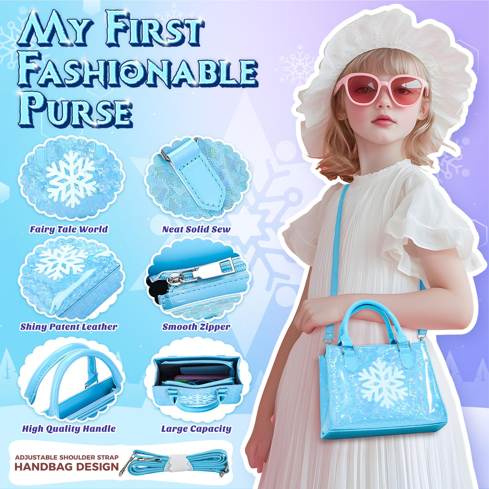 VEDALIO Frozen princess toys sparkle and inspire magical role-play moments