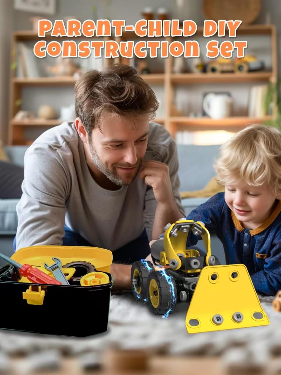 Veecafiodi 112-piece set promotes safe, durable construction for creative learning.