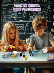 Veecafiodi 50-in-1 STEM kit clear instruction manual aids independent learning