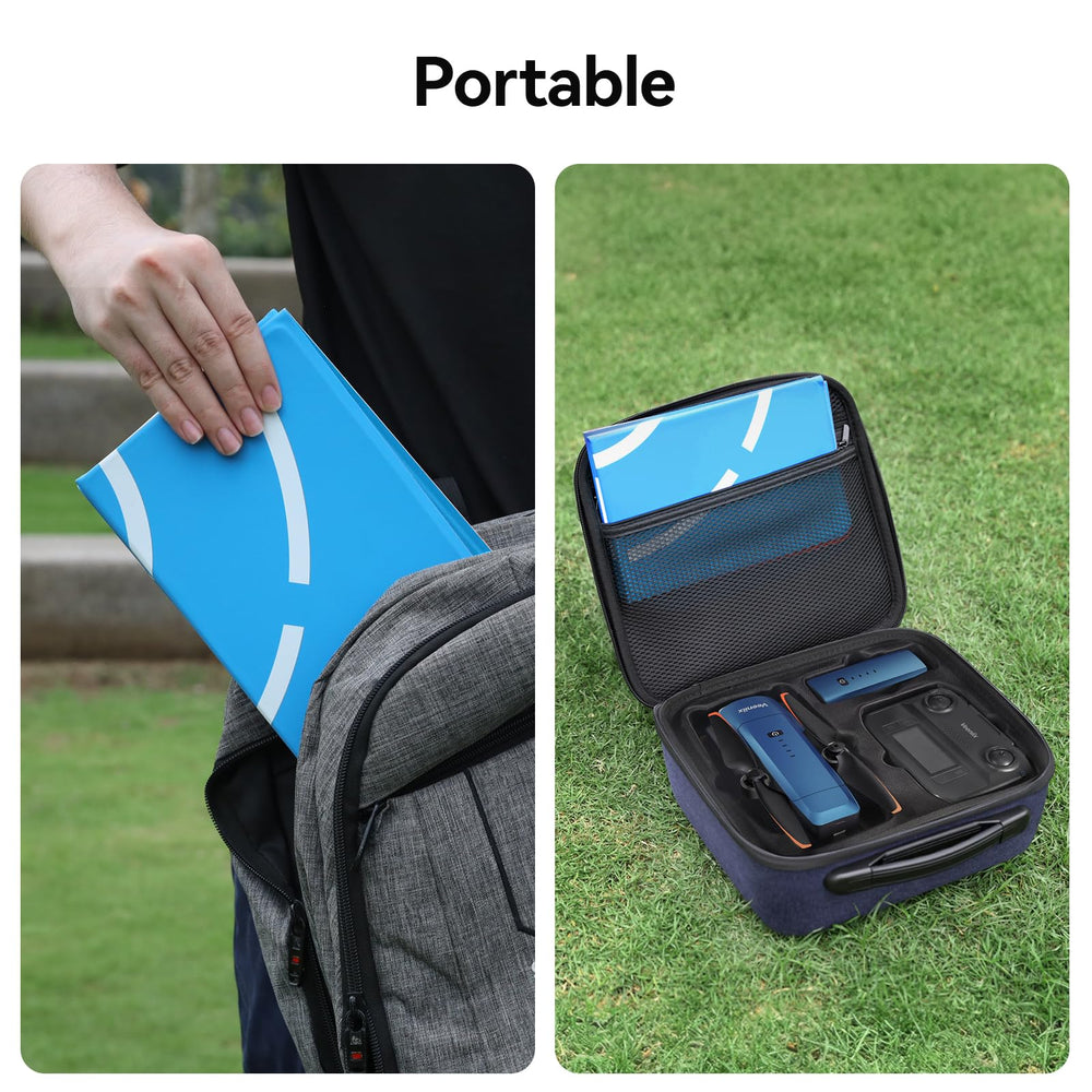 Veeniix drone landing pad double-sided surface with high visibility for precise landings.