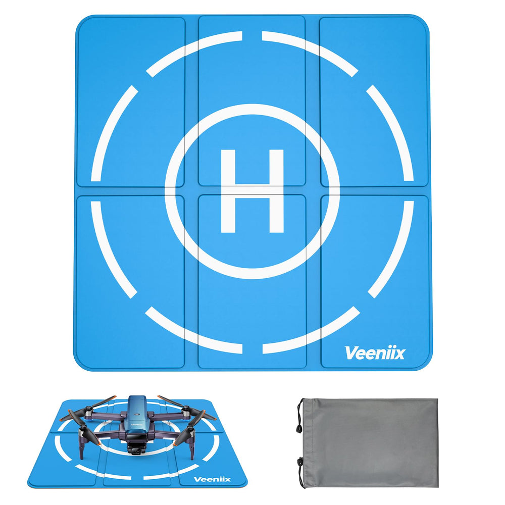 Veeniix drone landing pad foldable design for easy transport and setup.