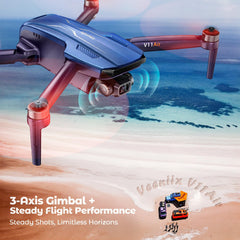 Veeniix V11Air shows 70-minute flight time with dual batteries.