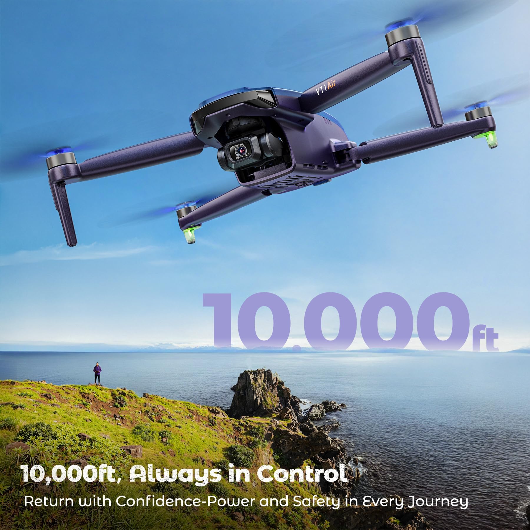 Veeniix V11Air dual batteries enable quick recharge for extended shoots.
