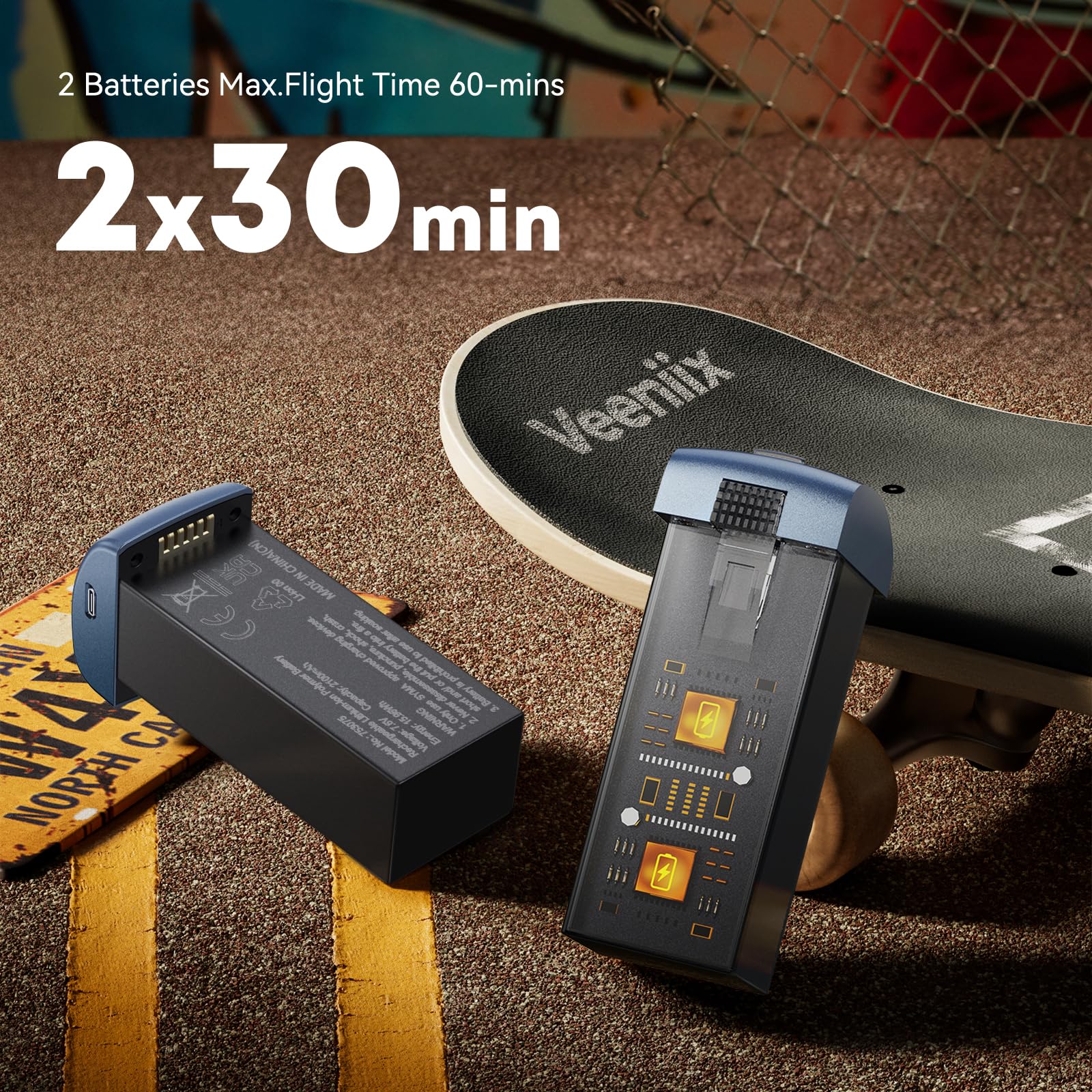 Veeniix V11MINI GPS return ensures safe homeward flight.