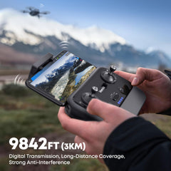 Veeniix V11MINI SE two batteries extend flight time for longer exploration.