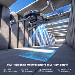 Veeniix V11MINI SE auto return helps recover the drone quickly.