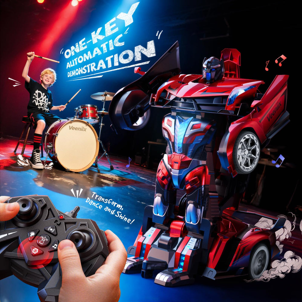 Veeniix V991 one-key deformation simplifies mode switching during play.