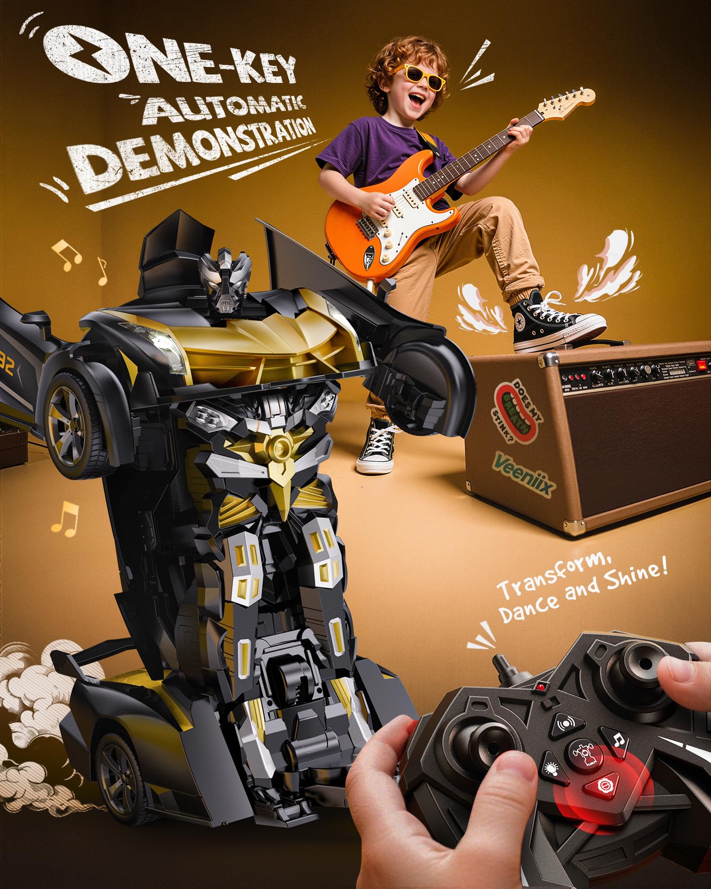Automatic demonstrations mode shows off motion without extra effort.