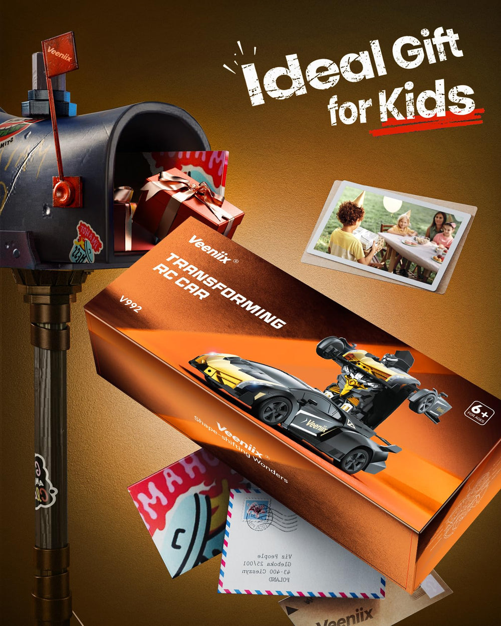 Kid-friendly, durable design makes Veeniix V992 a thoughtful gift idea.