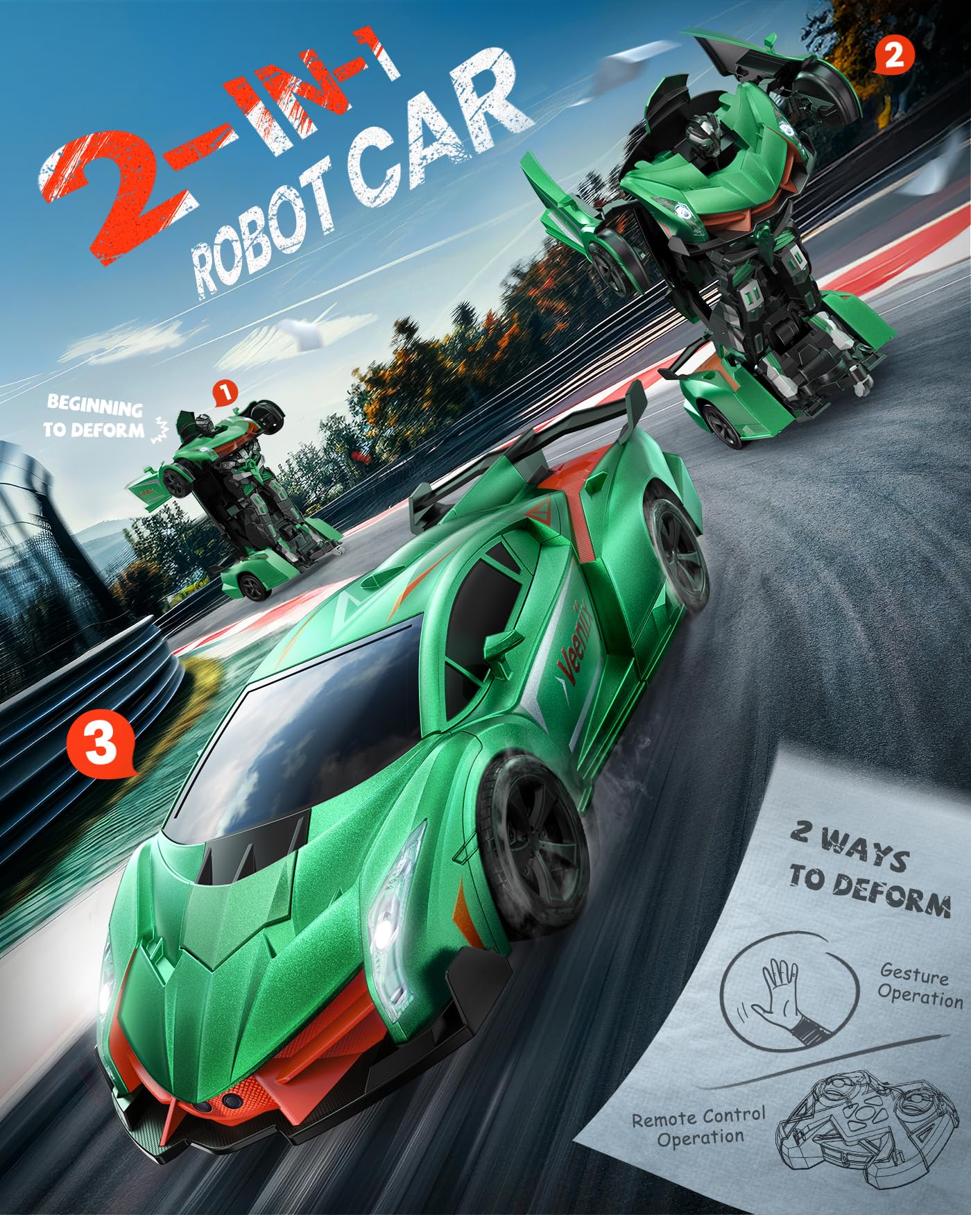Veeniix V992 remote control in action enabling multiplayer racing