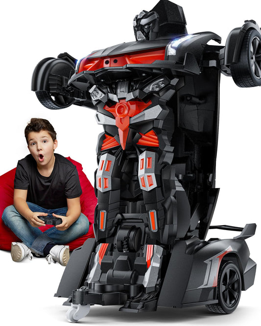 Veeniix V992 transform robot car front view with dual modes for imaginative play.