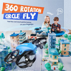 Veeniix V995 demonstrates 3D flips and 360° rotation for confident exploration.