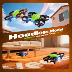 Veeniix V995 mini drone with low-power alert for better flight planning