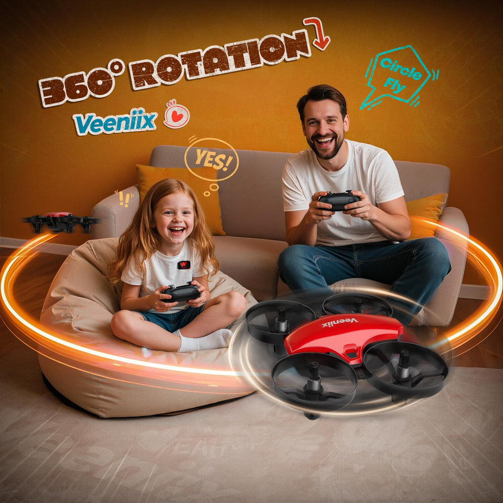 Veeniix V995 performing 3D flips for budding pilots and playful maneuvers.