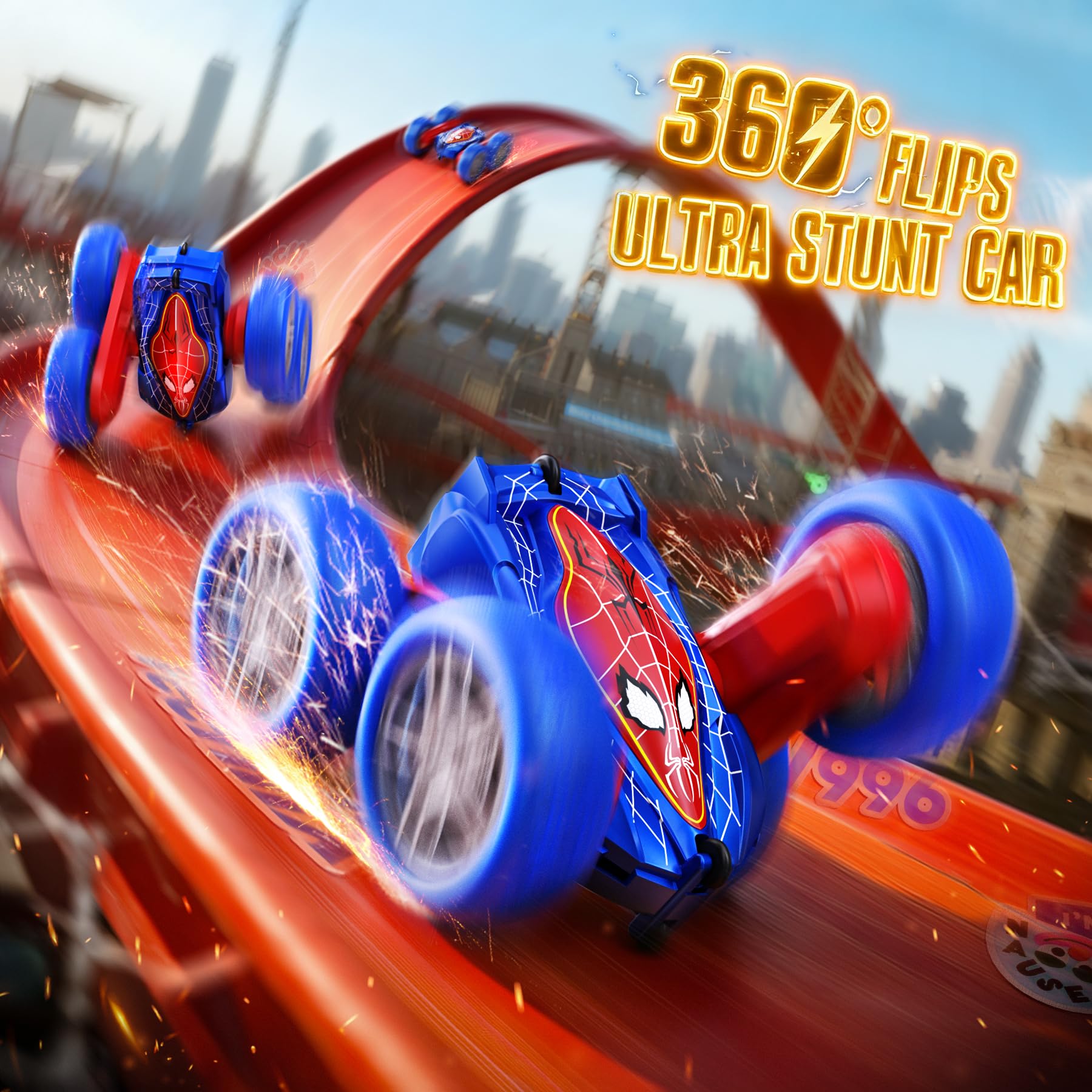 Veeniix V996 Spider 360 flip demo demonstrates stunt capability