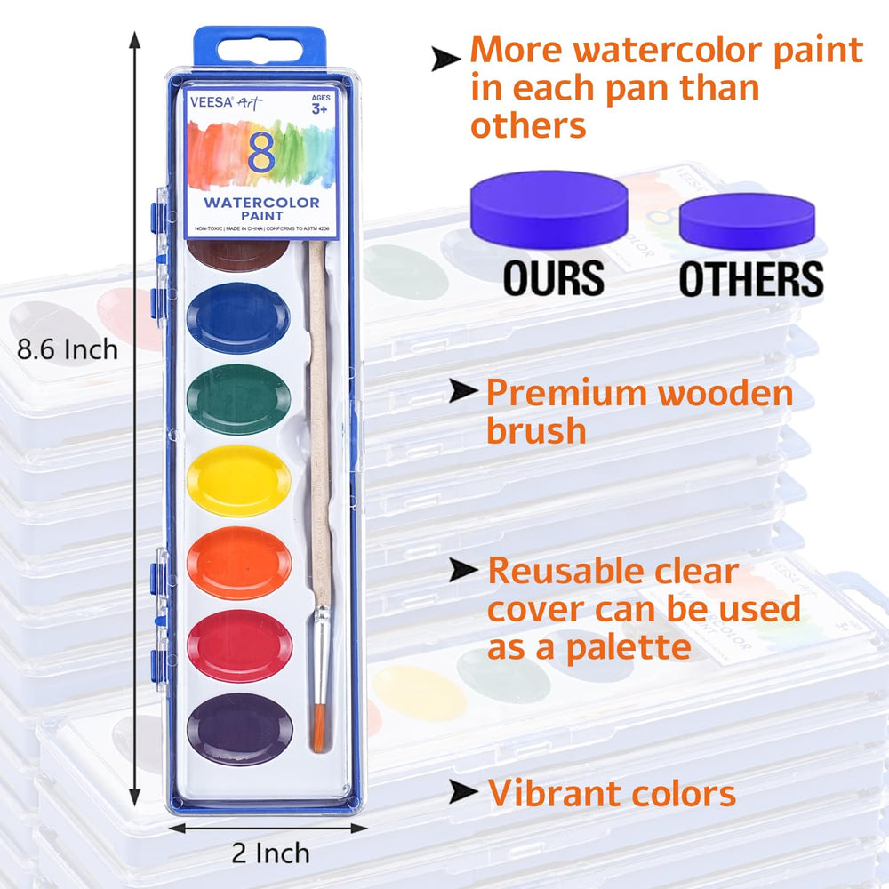 VEESA vibrant pigments close-up for rich art