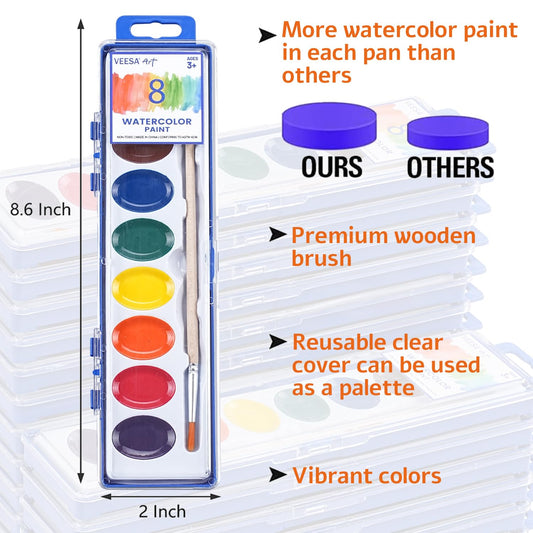 VEESA vibrant pigments close-up for rich art