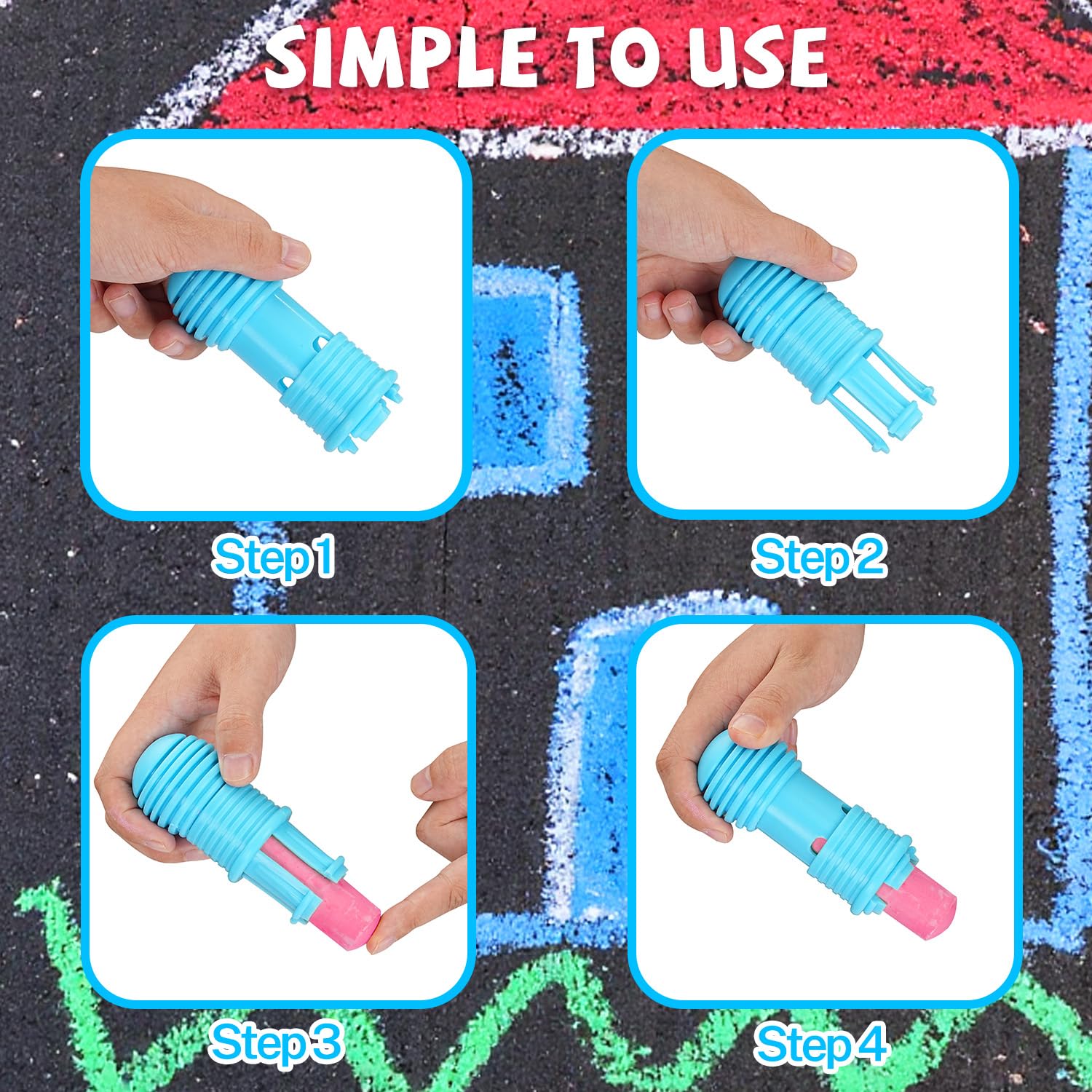 VEESA non-toxic chalk meets ASTM D-4236 for safe family art.