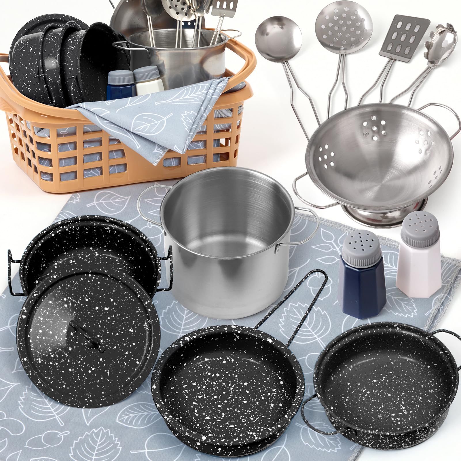 Veitch fairytales colander for kids' pretend cooking and easy toy organization.