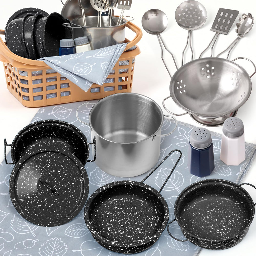 Veitch fairytales colander for kids' pretend cooking and easy toy organization.