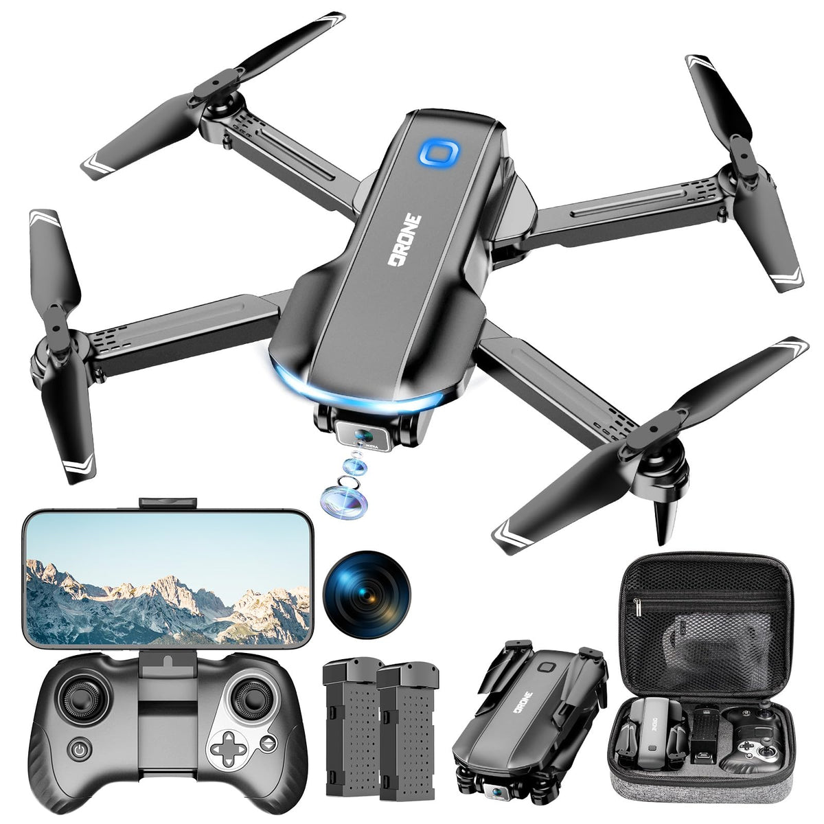 Velcase drone 1080p FPV camera for real-time aerial footage