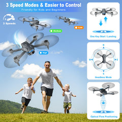 Velcase foldable drone in compact design for travel