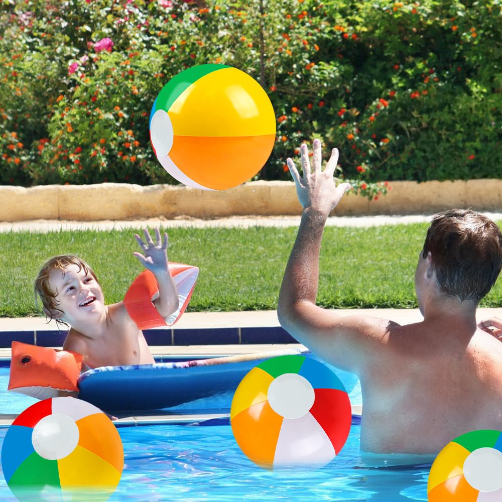 Vellibring rainbow balls double as decorative accents for summer parties.