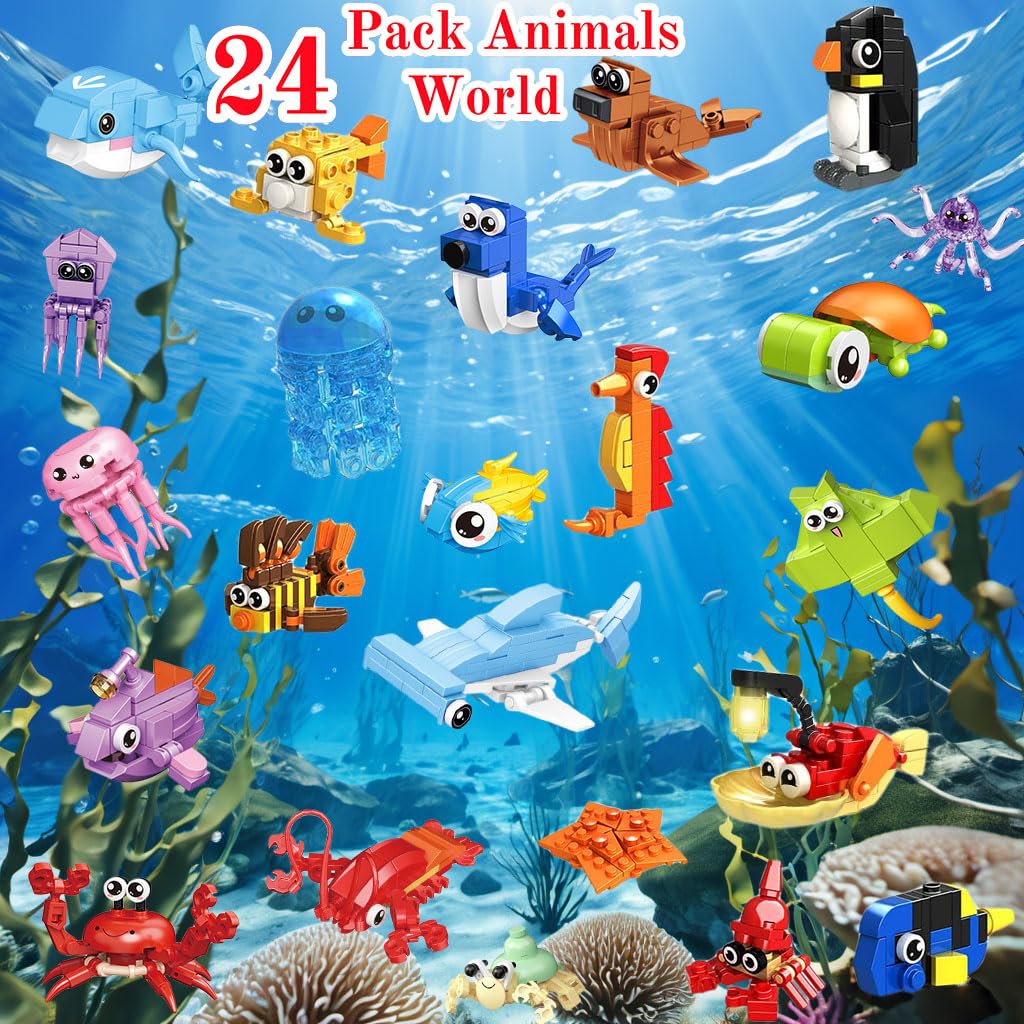 VEMBAP ocean animals dolphin figure highlighted for STEM play and learning