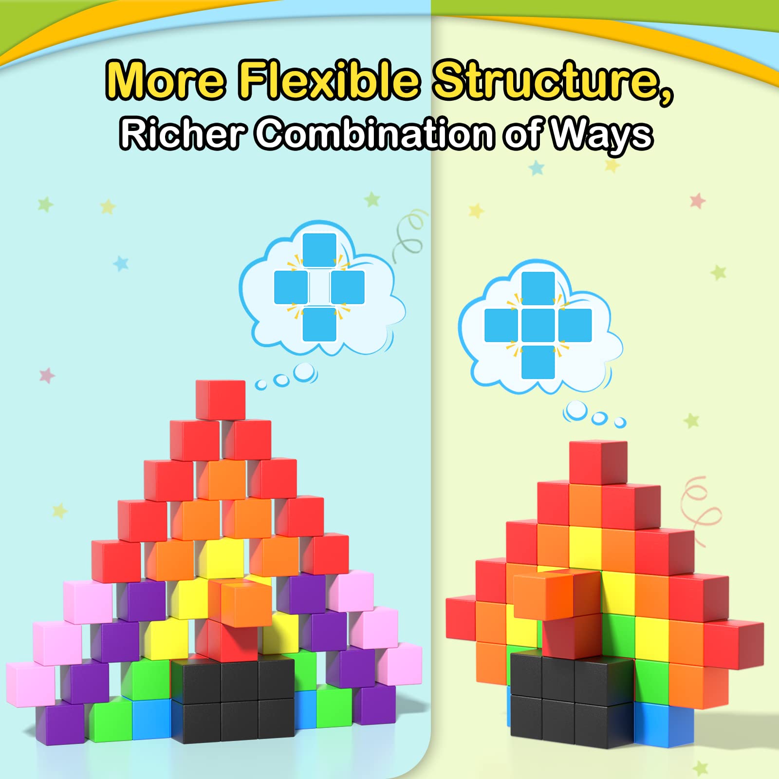 Veneibe magnetic blocks storage bag keeps pieces organized and portable.
