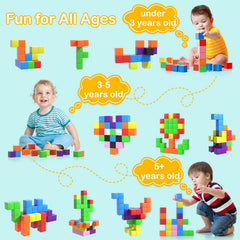 Veneibe non-toxic ABS material ensures safe, durable building fun.
